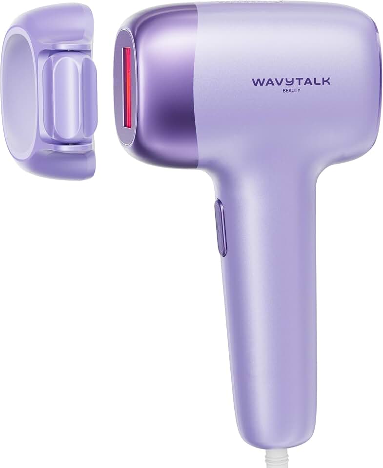 Wavytalk IPL Laser Hair Removal,Bare It with Precision Roller for Full Body | Long-Lasting &amp; Painless, 24J Dual-Pulse &amp; Ice Cooling, At-Home Use for Women and Men, Corded