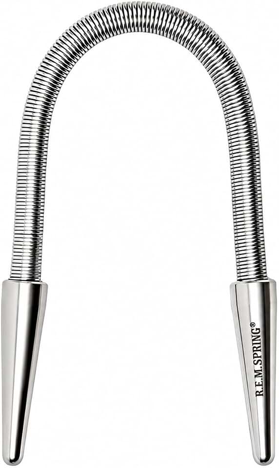 R.E.M Spring Facial Hair Remover - The Original Hair Removal Spring [Design Patent]. Removes Hair from Upper Lip, Chin, Cheeks and Neck. 100% Stainless Steel