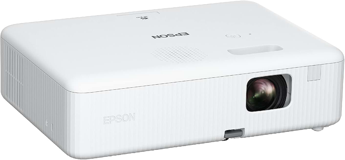 Epson EpiqVision Flex CO-W01 Portable Projector 3-Chip 3LCD Technology | 3000 Lumens of Color and White Brightness 300-Inches Display HDMI Port Built-in Speaker Home Theater and Work