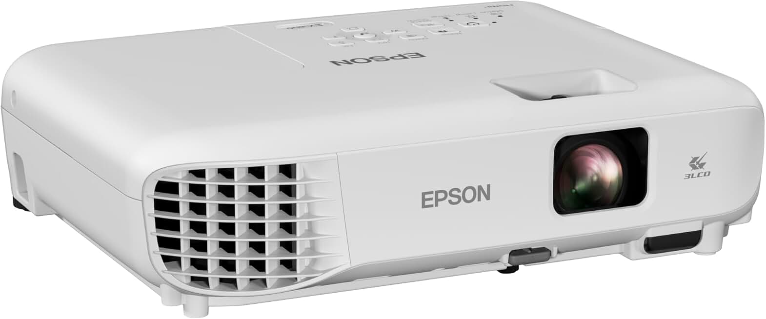 Epson EX3290 3-Chip 3LCD Widescreen WXGA Video Projector | Built-In Speaker 4000 Lumens of Color and White Brightness 2x HDMI Ports