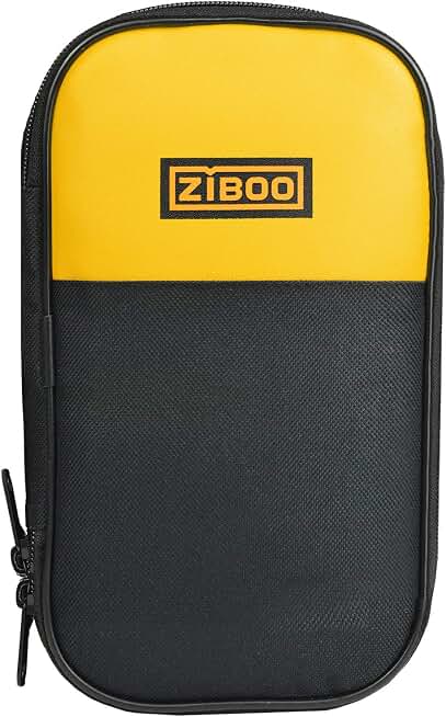 ZIBOO C35 Multimeter Meter Soft Case,Use for Clamp Meter Multimeter Compatible with FLUKE-HIOKI-Testo Sanwa-KYORITSU