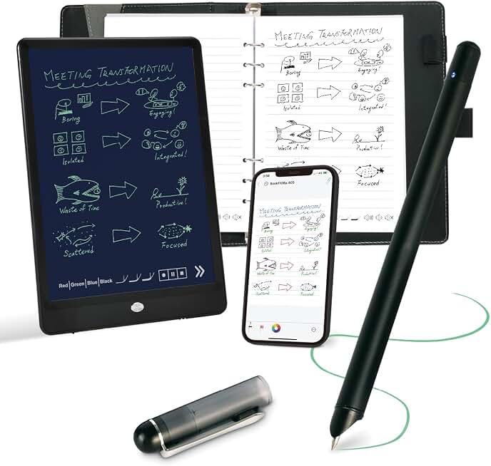 Ophayapen Smart Pen &amp; Smart Digital Notebook| Real-time Mobile Sync | Convert toText | Smart Search | Recording| Offline| Share| via App(iOS/Android) Ideas for Office, Students, and Creators
