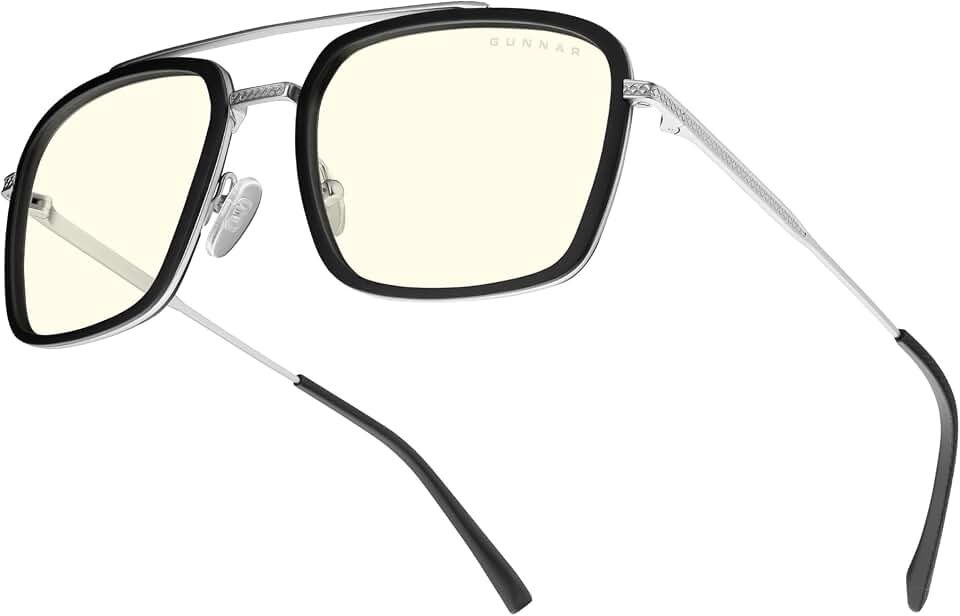 GUNNAR - Stark Industries Edition Premium Gaming and Computer Glasses - Blocks 35% Blue Light - Clear Tint