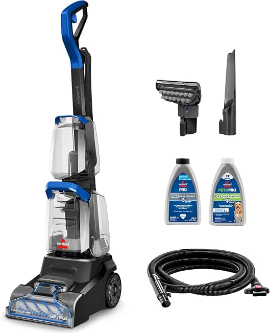 BISSELL TurboClean PET, Upright Carpet &amp; Upholstery Cleaner, 3948 | TurboClean technology for powerful pet hair and stain removal; upright design for full-room carpet care
