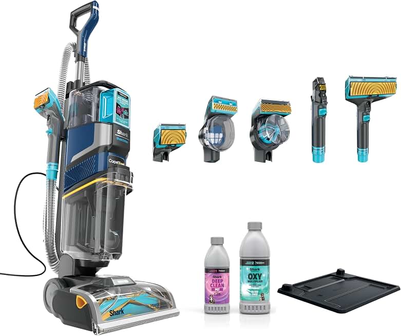 Shark CarpetXpert HairPro StainStriker Carpet &amp; Stain Cleaner, EX304 | For Carpet, Upholstery &amp; Rugs, Pet Hair Pickup, Stain &amp; Odor Remover, Pet &amp; OXY Formulas, Self-Clean, 5 Tools + Storage Tray