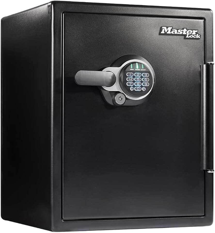 Master Lock Black Steel Fireproof and Waterproof Safe with Digital Keypad, 2.0 cu-ft, STW205GYC