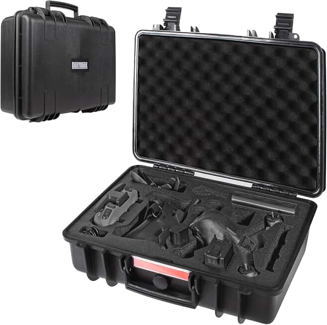 Durabox All Weather Hard Case 18 x 14 x 6” - TSA Approved Hard Shell Travel Case with Customizable Foam for Cameras, Lenses, Laptops, Electronics, Guns, Pistols and Other Gear