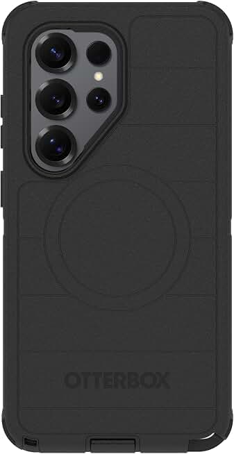 OtterBox Samsung Galaxy S26 Ultra Defender Series Pro Case - Black | Tough, Rugged &amp; Durable Samsung Galaxy Case with Magnets, Multi-Layer, Impact Absorbing Phone Case for Samsung