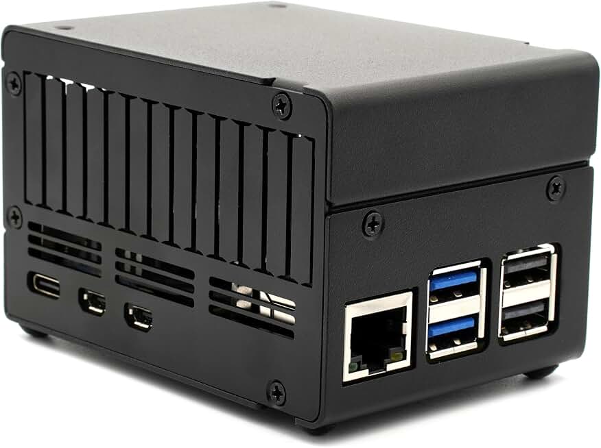 KKSB Case for Raspberry Pi 5 with Space for Hats, Add-on Boards, Cooler, and NVMe Hats