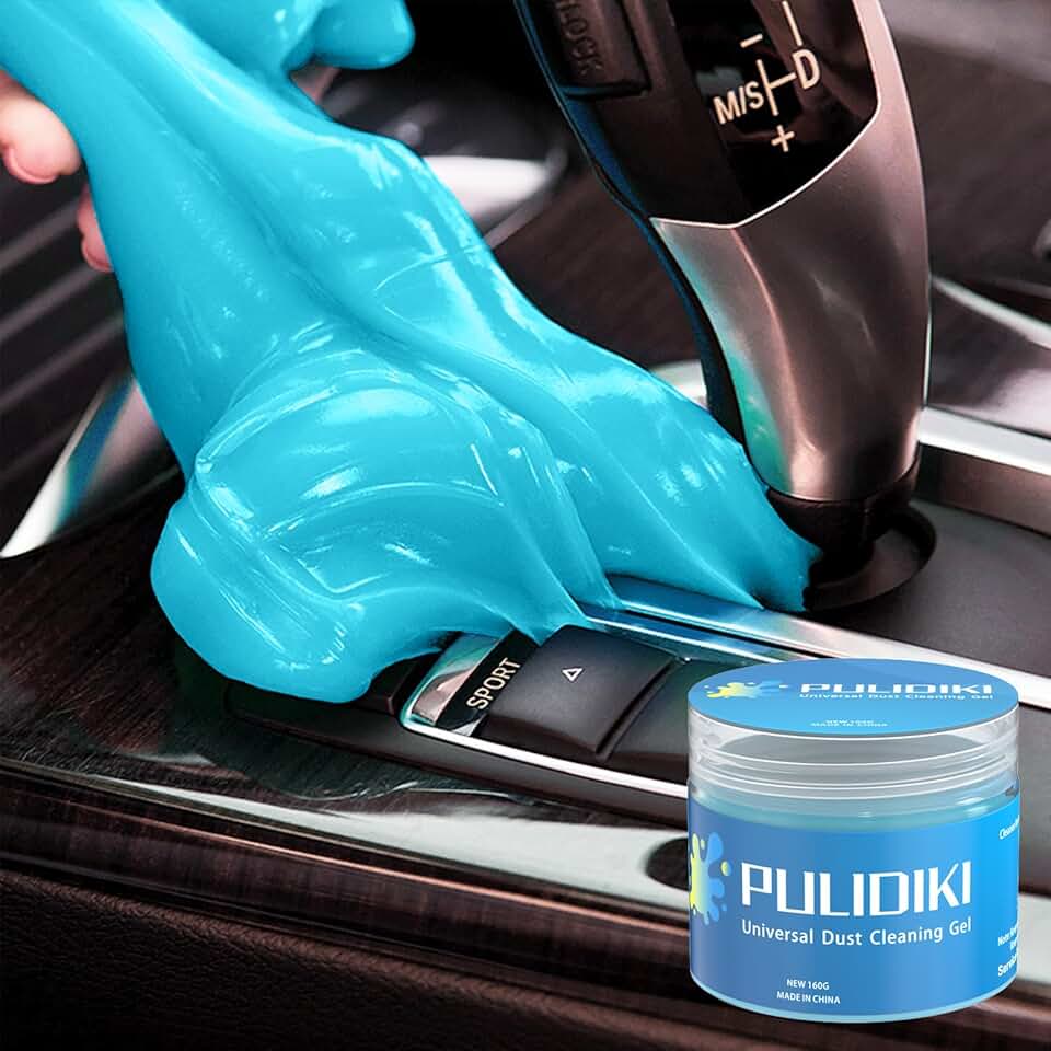 PULIDIKI Car Cleaning Gel Car Clean Putty, Universal Car Interior Cleaner | Perfect Cleaning Kit Supplies, Car Cleaner Slime, Auto Detailing Tools Car Accessories, Dust Removal Gifts for Men Women