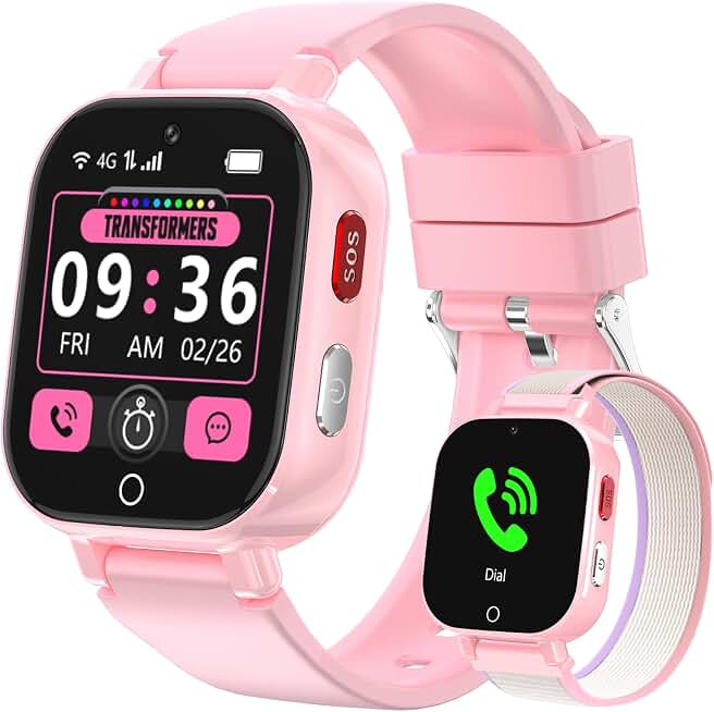 4G Kids Smart Watch with GPS Tracker for Boys Girls Video Call SOS Waterproof Global Recycled Standard