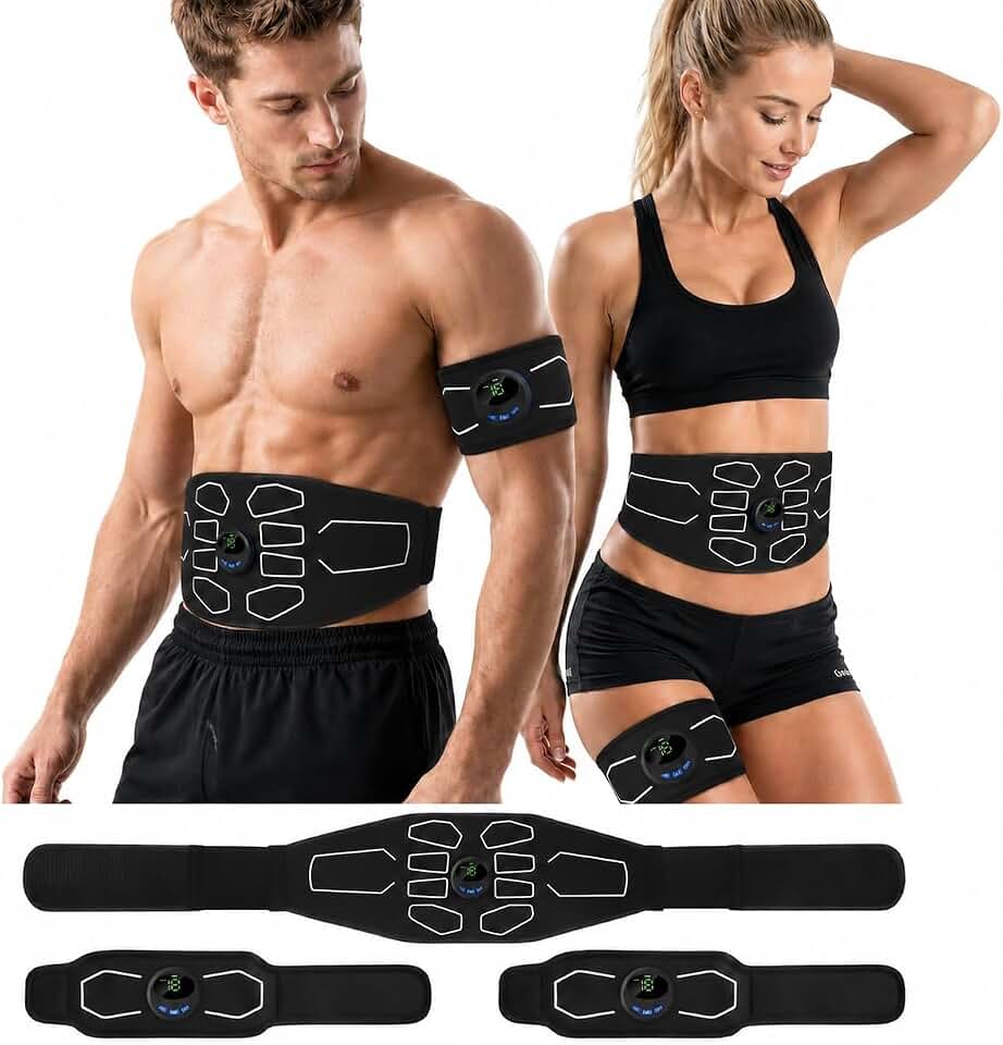 MarCoolTrip MZ Electronic Muscle Stimulator, Abs Stimulator Muscle Toner, Ab Machine Trainer for All Body, Fitness Strength Training Workout Equipment for Men and Women ClimeCo Certified