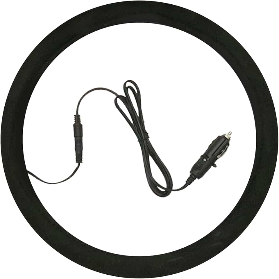Auto Heated Steering Wheel Cover Universal Size Quickly Heating Driving Hands Warmth Steering Wheel Protection Cover